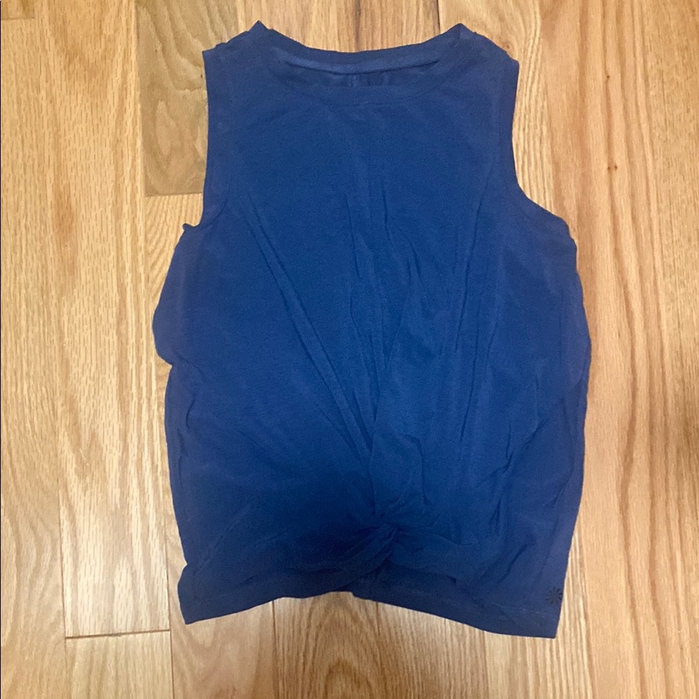 Girls Blue Athleta tank top
